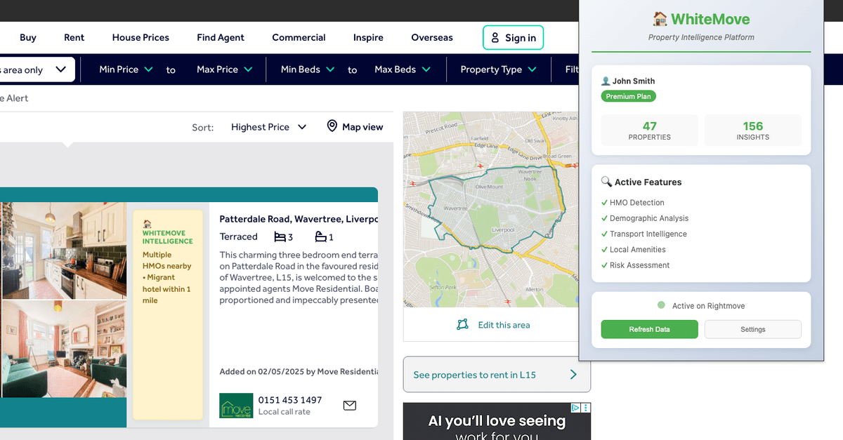 WhiteMove Extension Overview